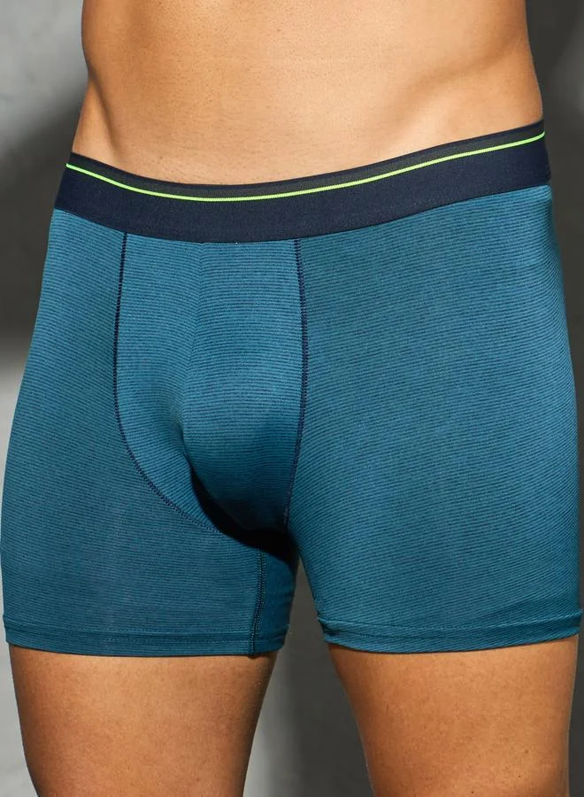 Technosport Men Solid 4-Way Stretch Trunks